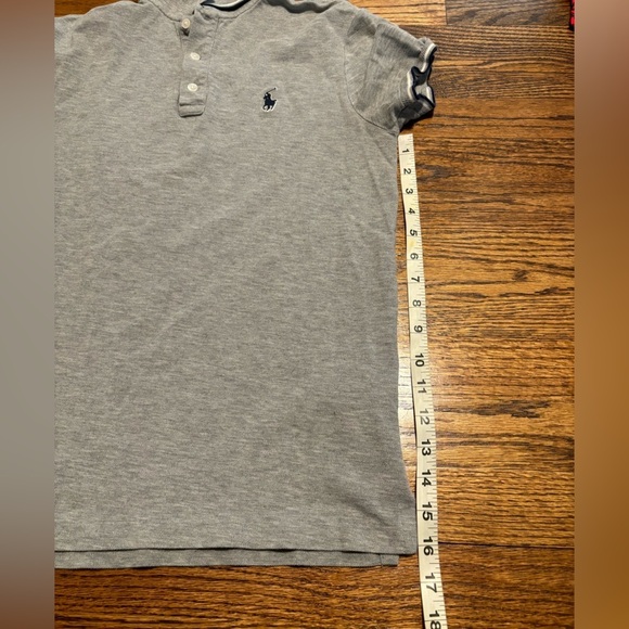 Polo Ralph Lauren | Custom Slim Fit‎ Gray Navy/White Trim Sz S - Picture 6 of 7